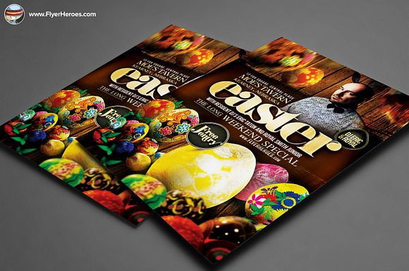 Easter Flyer Template in Flyer Templates - product preview 1