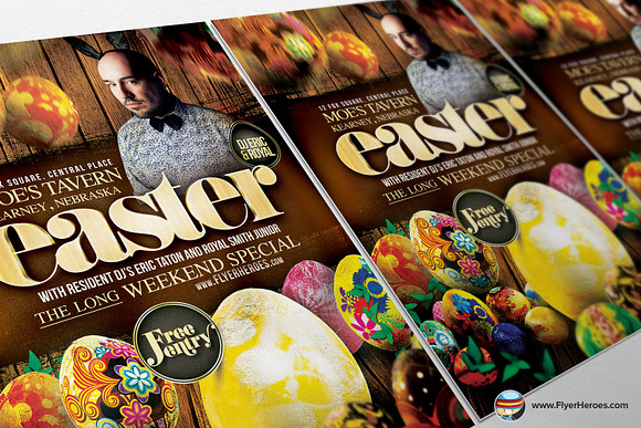 Easter Flyer Template in Flyer Templates - product preview 3