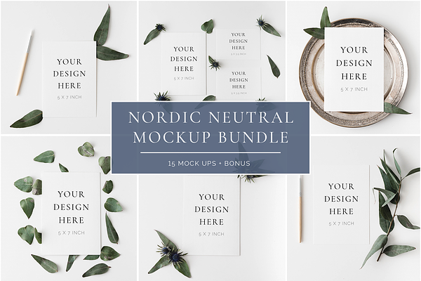 Download Nordic Neutral Mockup Bundle