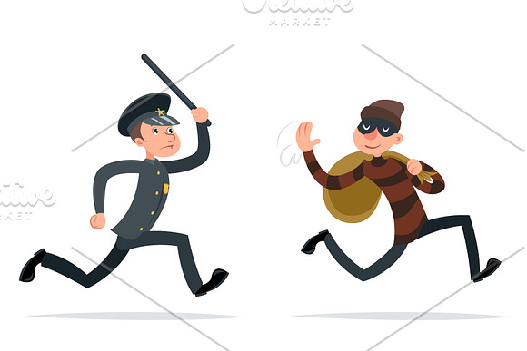 Thief Escape Loot Policeman Run