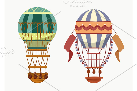 Air Balloon With Hot Air For Traveling Transport