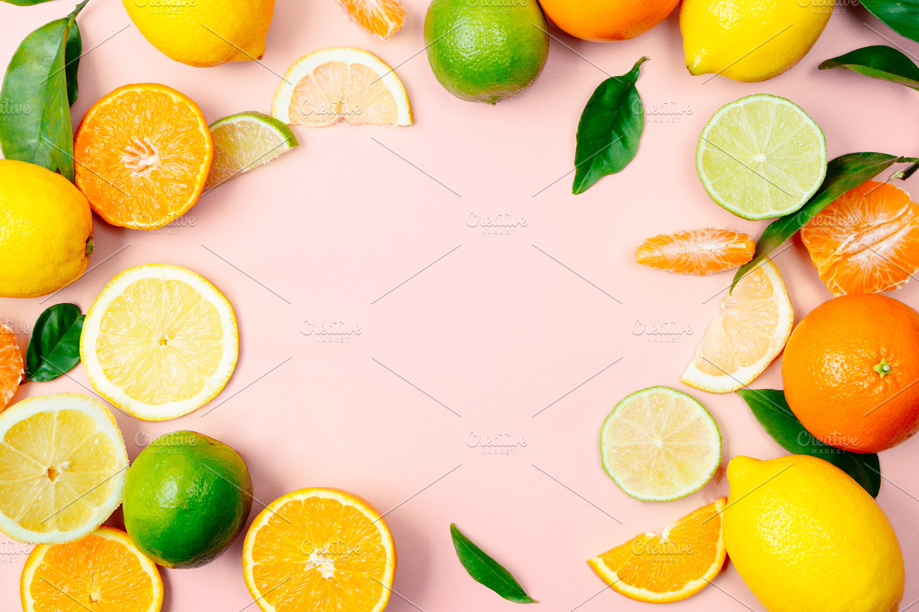 Citrus fruits background ~ Food & Drink Photos ~ Creative ...