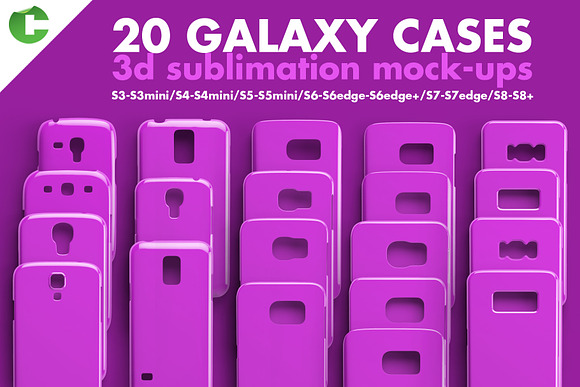Download GALAXY CASE MOCK-UP 3d print