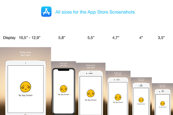 Download App Store Screenshots - PSD Mockup