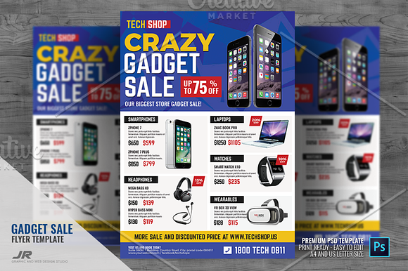 Gadget Sale Promotional Flyer