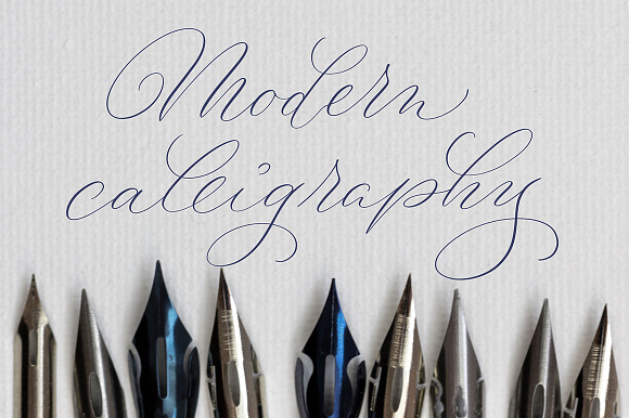 Procreate Fine Calligraphy Brush in Photoshop Brushes - product preview 1