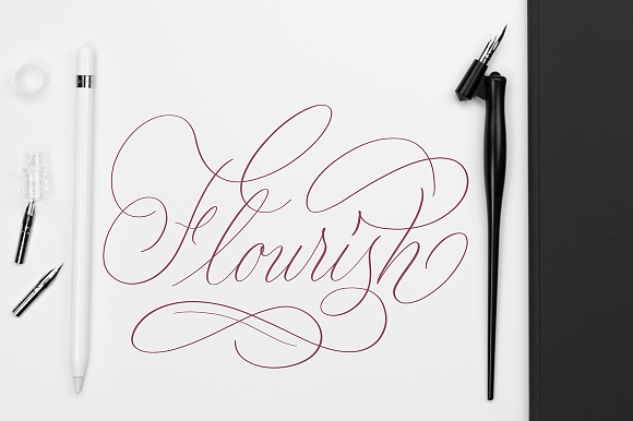 Procreate Fine Calligraphy Brush in Photoshop Brushes - product preview 7