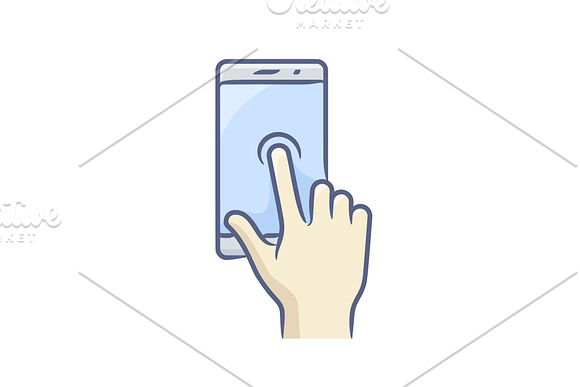 Smartphone Gesture Icon