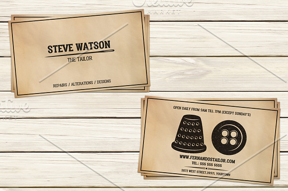 Tailor Business Card Template I