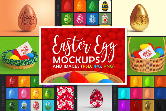 Free Easter Egg Mockups and Images