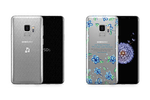 Samsung Galaxy S9 UV TPU Clear Case PSD