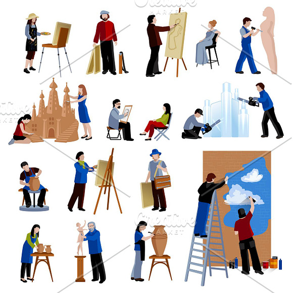 Creative Profession People Icons