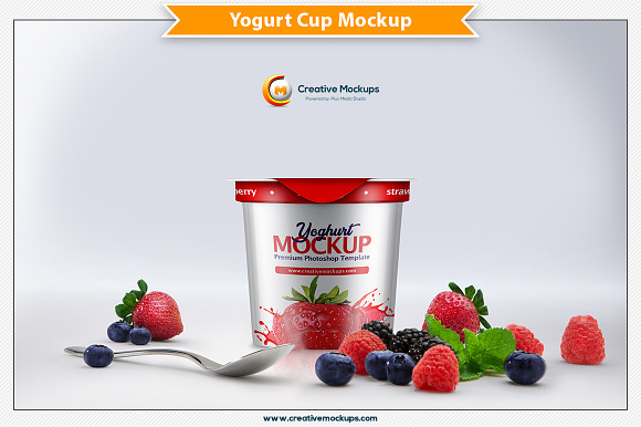 Download Yogurt Cup Mockup