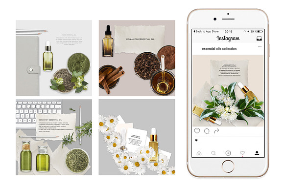 ESSENTIAL OIL. ANIMATED POSTS. in Instagram Templates - product preview 2