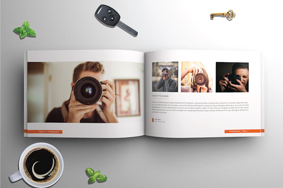 A4 Photography Portfolio in Brochure Templates - product preview 5