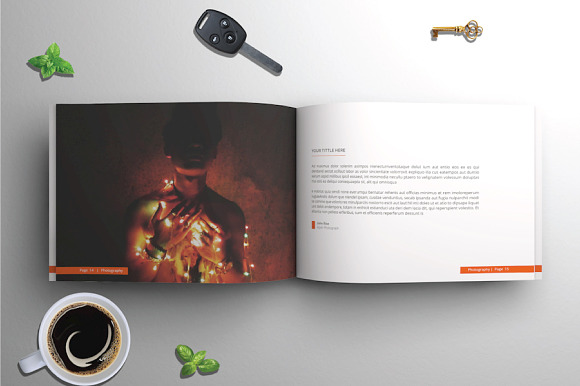 A4 Photography Portfolio in Brochure Templates - product preview 8