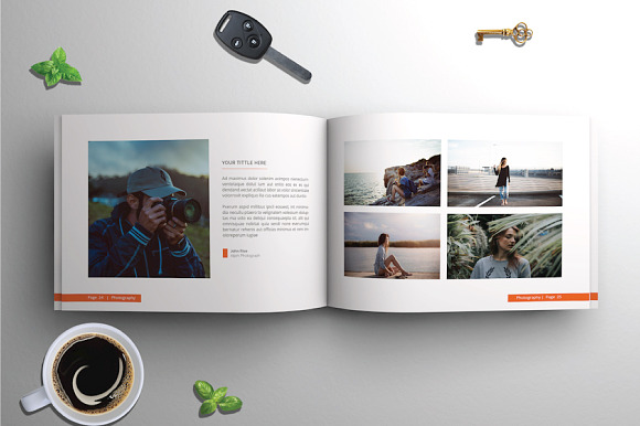 A4 Photography Portfolio in Brochure Templates - product preview 13