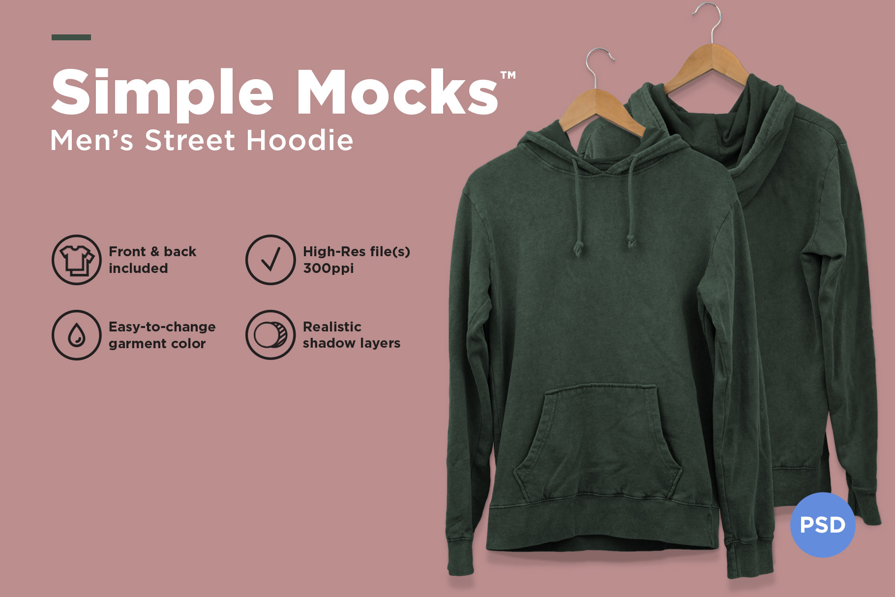 Download Men's Street Hoodie Mockup ~ Product Mockups ~ Creative Market