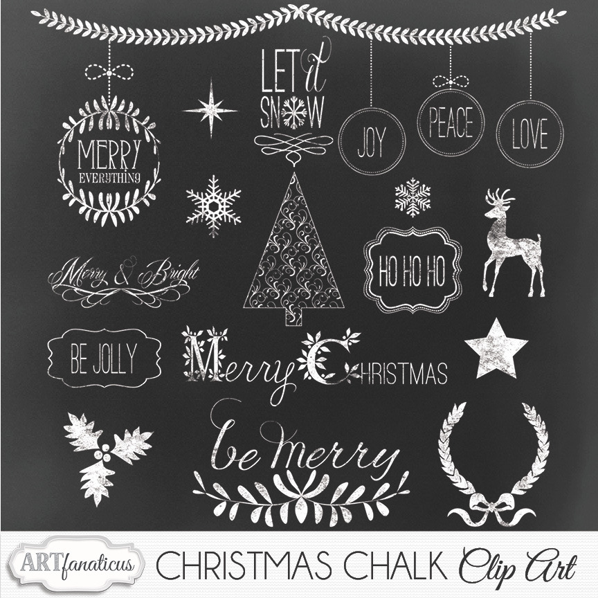 christmas chalk clip art display_af 1