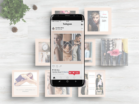 Fashion - Social Media Pack in Instagram Templates - product preview 3