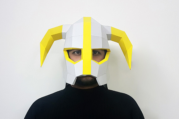 DIY Barbarian Helmet 3D Papercraft
