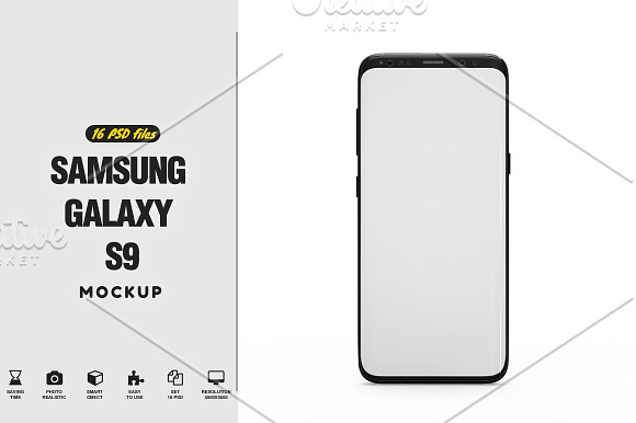 Free Samsung Galaxy S9 App Mockup