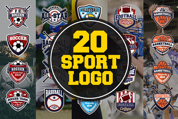 Download 20 Sport Team Logos Template PSD Template - 447686+ Free ...