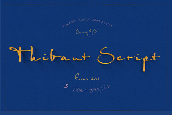 Thibaut Script Family in Script Fonts - product preview 8