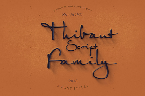 Thibaut Script Family in Script Fonts