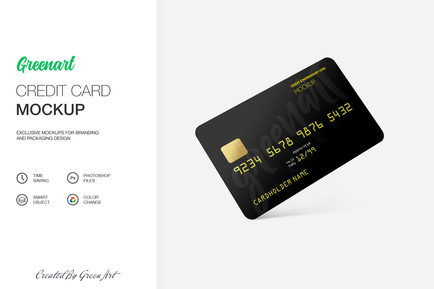 Credit Card Mockup ~ Mockup Templates ~ Creative Market