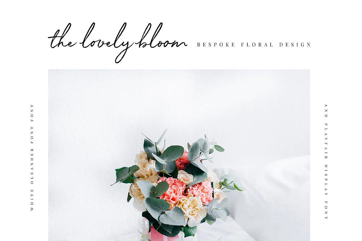 White Oleander Handwritten Font in Cursive Fonts - product preview 14