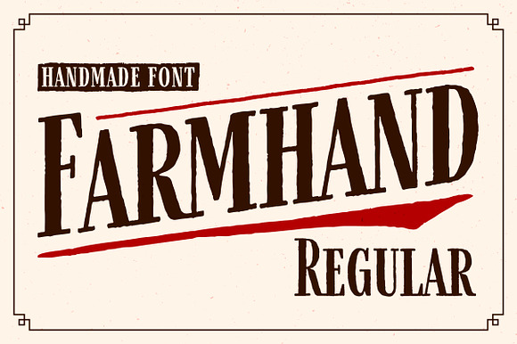 Farmhand Regular Font