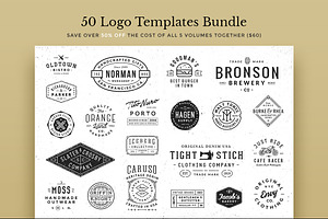 50 Logo Templates Bundle