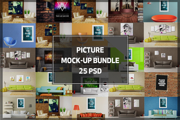 Download BUNDLE! - 25 Picture Mock-up