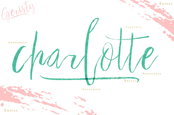 Geristy Brush Font in Script Fonts - product preview 6