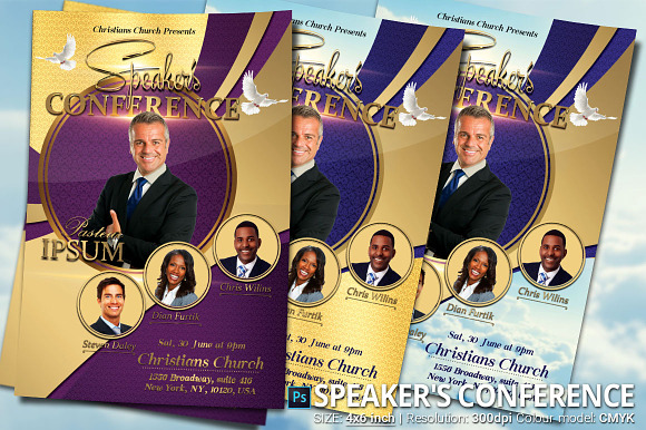 Speaker's Conference Church Flyer