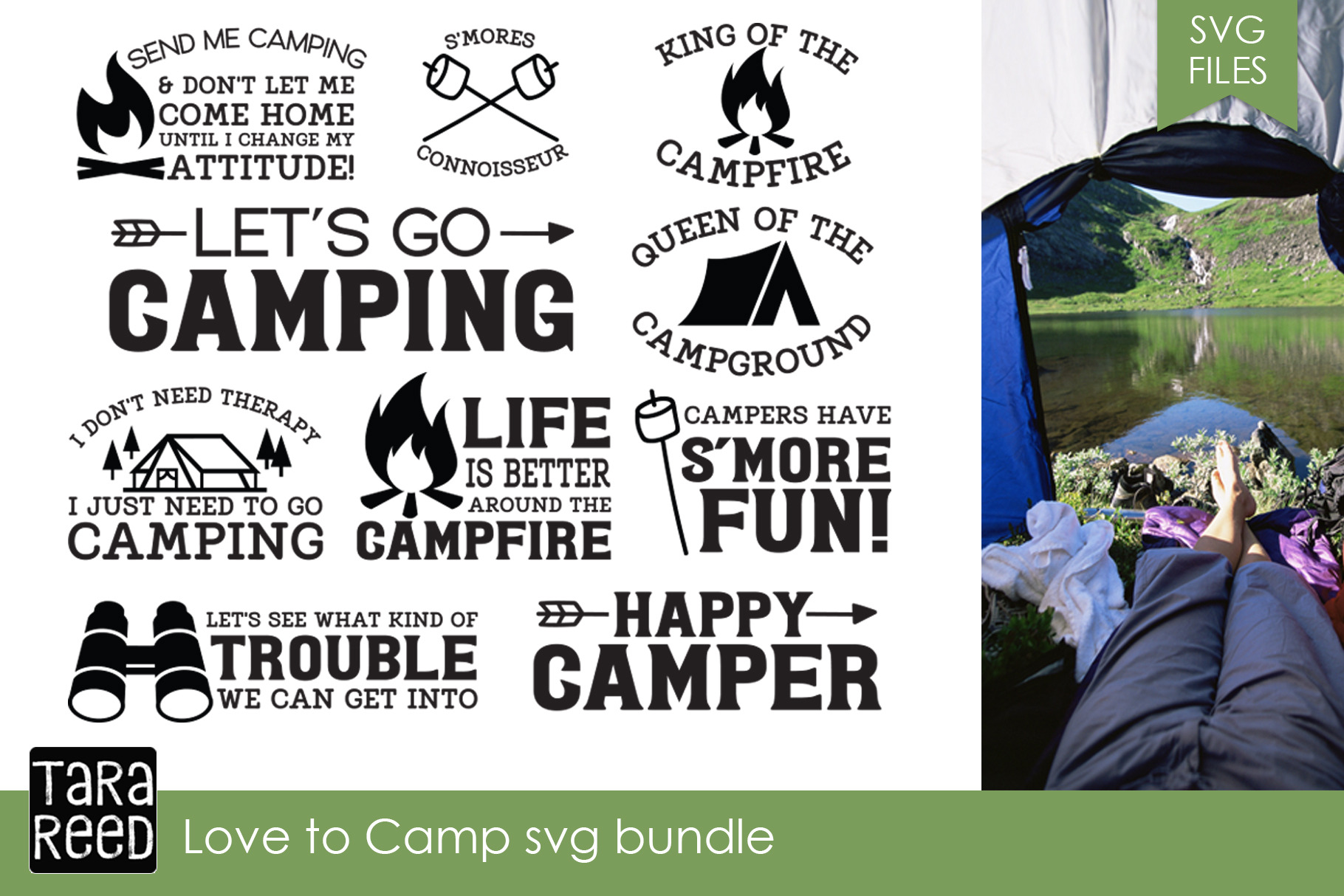 Download Love to Camp SVG Bundle ~ Illustrations ~ Creative Market