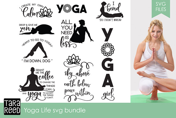 Yoga Life SVG Bundle