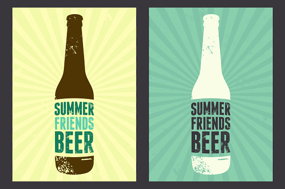 Summer Beer Vintage Poster