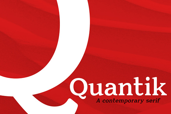 Quantik A Contemporary Serif