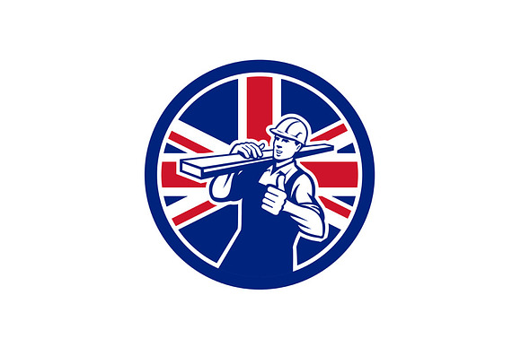 British Lumberyard Worker Union Jack