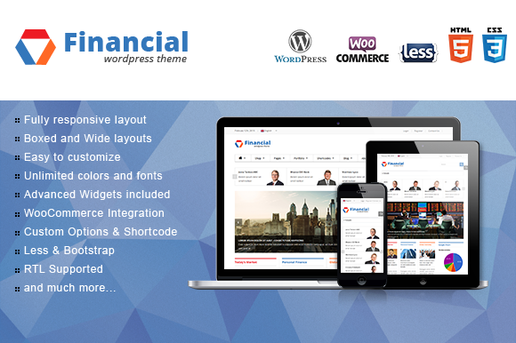 SW Financial - Responsive WordPress in WordPress Business Themes