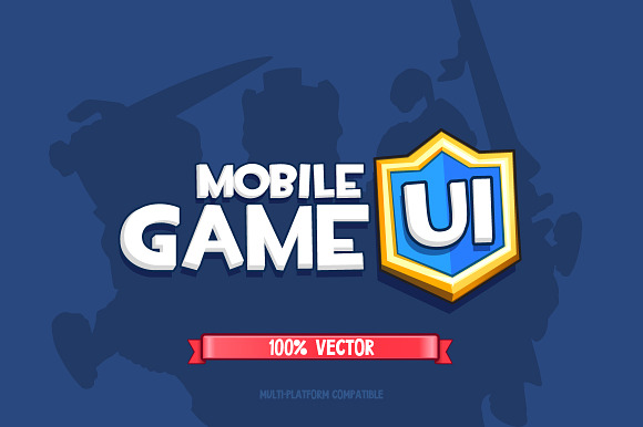 Mobile Game Ui 100% Vector