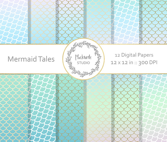Mermaid Digital Paper