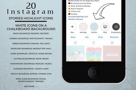 20 Instagram Story Highlight Icons