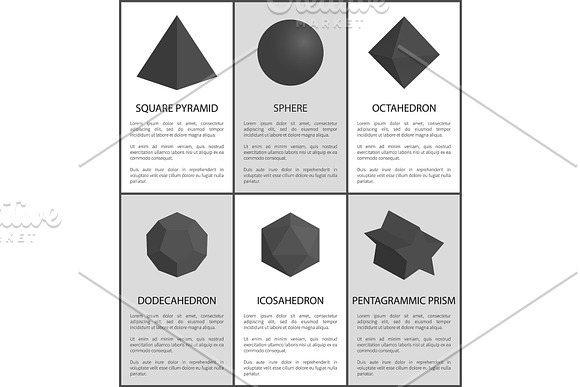 Sphere And Octahedron Pentagrammic Prism Figures