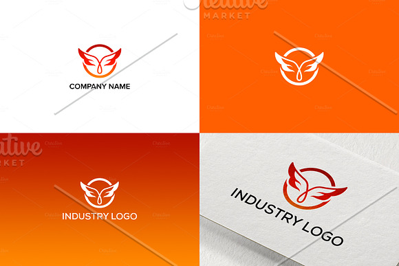 Wings Logo Design For Business