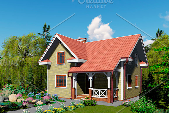 3D Visualization Brick House
