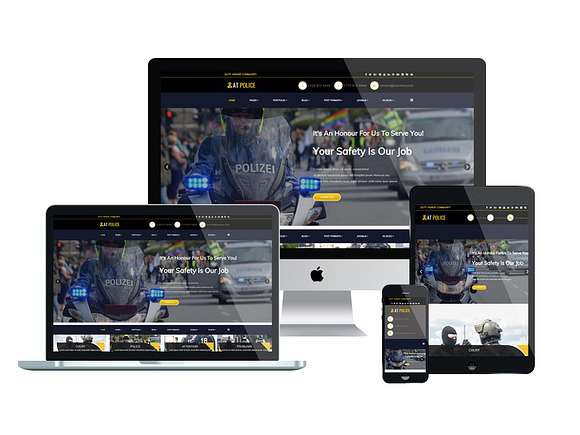 AT Police Police Website Template