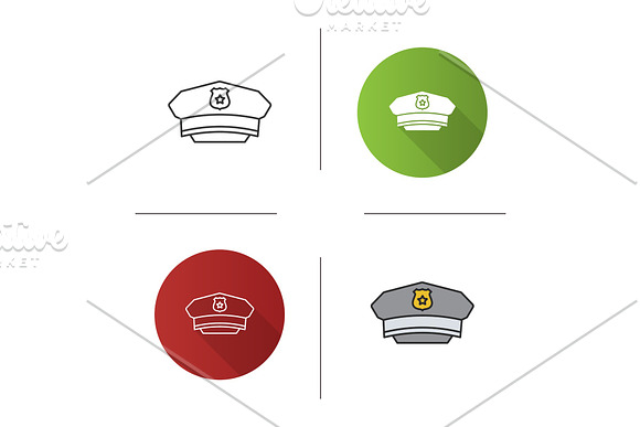 Policeman Hat Icon